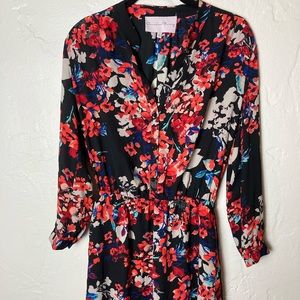 Charles Henry smocked waist pocket dress.